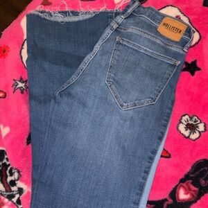 Hollister Women's Classic Blue Flare Jeans